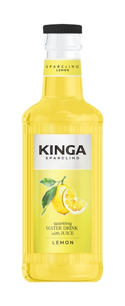 Kinga Sparclino Water Drink cytryna 250 ml szkło